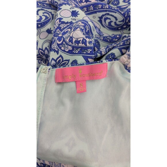 Simply Southern Paisley Maxi Dress Small | Beachy Summer Sleeveless - Picture 8 of 12